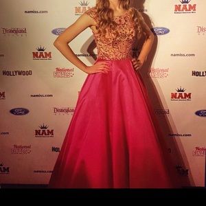 Sherri Hill long pink gown